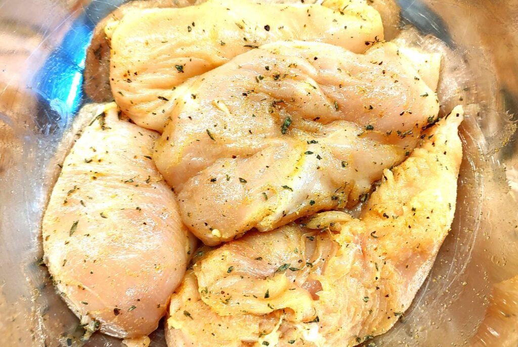 Seared chicken breast
